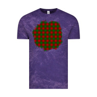 Cloud Purple Christmas Tartan Patch Vintage Tee - BundleAndBundleShop