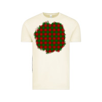 Vintage Arctic Christmas Tartan Patch Vintage Tee - BundleAndBundleShop