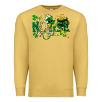 Antique Gold nurse st patrick Premium Sweatshirt - FaDigitalArtStudio