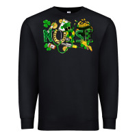 Black nurse st patrick Premium Sweatshirt - FaDigitalArtStudio