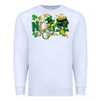 White nurse st patrick Premium Sweatshirt - FaDigitalArtStudio