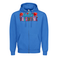 True Royal Hello Valentine Zipper Hoodie - HowdyJamesFarm