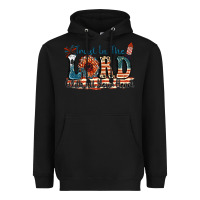 Black Trust in the lord with all your heart Heavyweight Hoodie - FaDigitalArtStudio