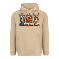 Mushroom Trust in the lord with all your heart Heavyweight Hoodie - FaDigitalArtStudio