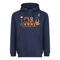 Navy Trust in the lord with all your heart Heavyweight Hoodie - FaDigitalArtStudio