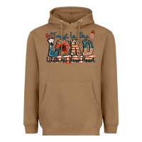 Toasted Coconut Trust in the lord with all your heart Heavyweight Hoodie - FaDigitalArtStudio