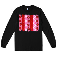 Black valentine's day brushstrokes Long Sleeve Tee - RanaPortraitStore