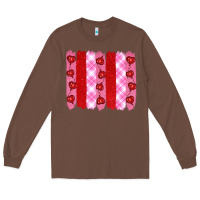 Chestnut valentine's day brushstrokes Long Sleeve Tee - RanaPortraitStore