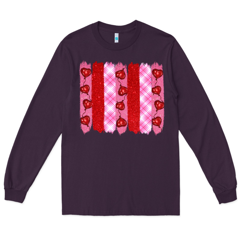 Valentine's Day Brushstrokes Long Sleeve Tee by RanaPortraitStore | Teevron