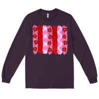 Plum valentine's day brushstrokes Long Sleeve Tee - RanaPortraitStore