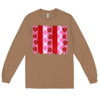 Toasted Coconut valentine's day brushstrokes Long Sleeve Tee - RanaPortraitStore