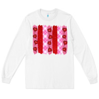 White valentine's day brushstrokes Long Sleeve Tee - RanaPortraitStore