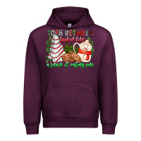 Mauve Wine Torn Between Looking Like A Snack Eating One Urban Hoodie - CowhideDigitalArt