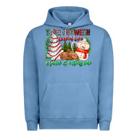 Pigment Pebble Blue Torn Between Looking Like A Snack Eating One Urban Hoodie - CowhideDigitalArt