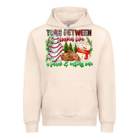 Sandshell Torn Between Looking Like A Snack Eating One Urban Hoodie - CowhideDigitalArt