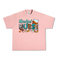 Salmon thankful nurse Urban Heavy Tee - BundleAndBundleShop