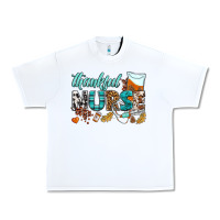 White thankful nurse Urban Heavy Tee - BundleAndBundleShop