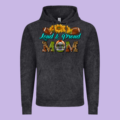 Western Loud And Proud Mom Vintage Hoodie Designed By Bundleandbundleshop