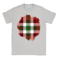 Moon Dust Christmas Tartan Patch Classic Tee - BundleAndBundleShop