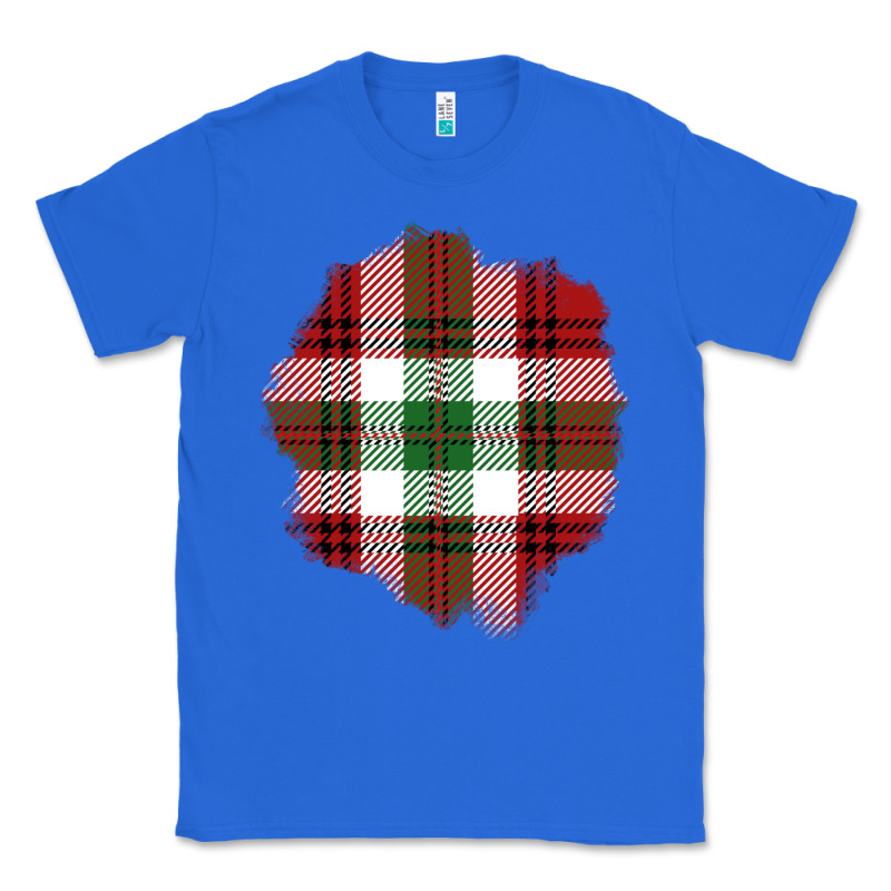 Christmas Tartan Patch Classic Tee by BundleAndBundleShop | Teevron