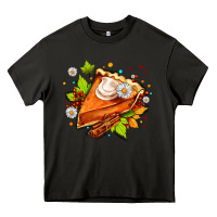 Asphalt pumpkin pie with daisies and cinnamon Heavy Core Tee - AdoDesignShop