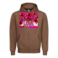 Chestnut love heart shaped balloons tumbler hjf Zipper Hoodie - HowdyJamesFarm