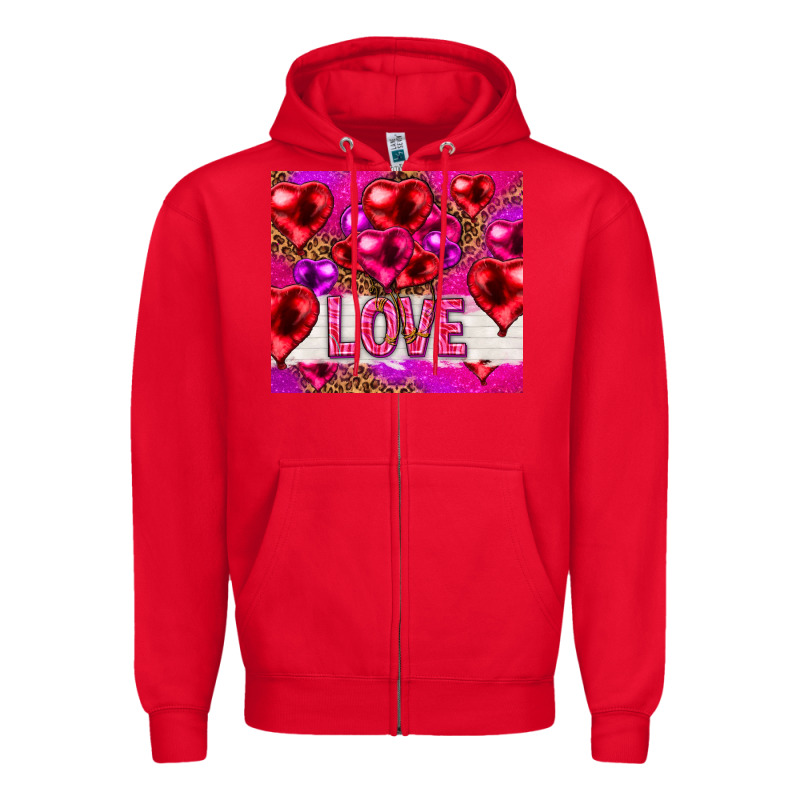 Love Heart Shaped Balloons Tumbler Hjf Zipper Hoodie by HowdyJamesFarm | Teevron