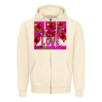 Sandshell love heart shaped balloons tumbler hjf Zipper Hoodie - HowdyJamesFarm