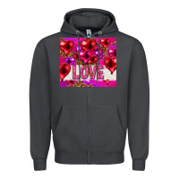 Smoke love heart shaped balloons tumbler hjf Zipper Hoodie - HowdyJamesFarm