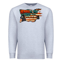 Heather Grey Memorial Day honor and remember Premium Sweatshirt - FaDigitalArtStudio