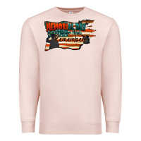 Pale Pink Memorial Day honor and remember Premium Sweatshirt - FaDigitalArtStudio