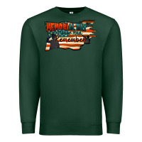 Sports Green Memorial Day honor and remember Premium Sweatshirt - FaDigitalArtStudio
