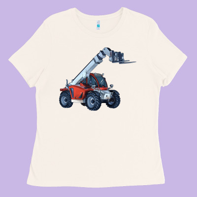 Telehandler Ladies Tee Designed By Lillyallendesigns
