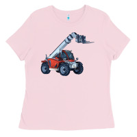 Bubblegum Pink Telehandler Ladies Tee - LillyAllenDesigns