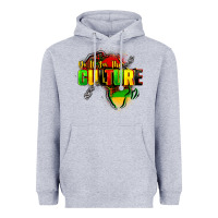 Heather Grey Do it for the culture Heavyweight Hoodie - FaDigitalArtStudio