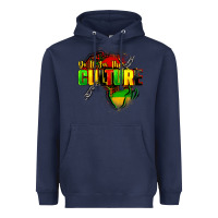 Navy Do it for the culture Heavyweight Hoodie - FaDigitalArtStudio