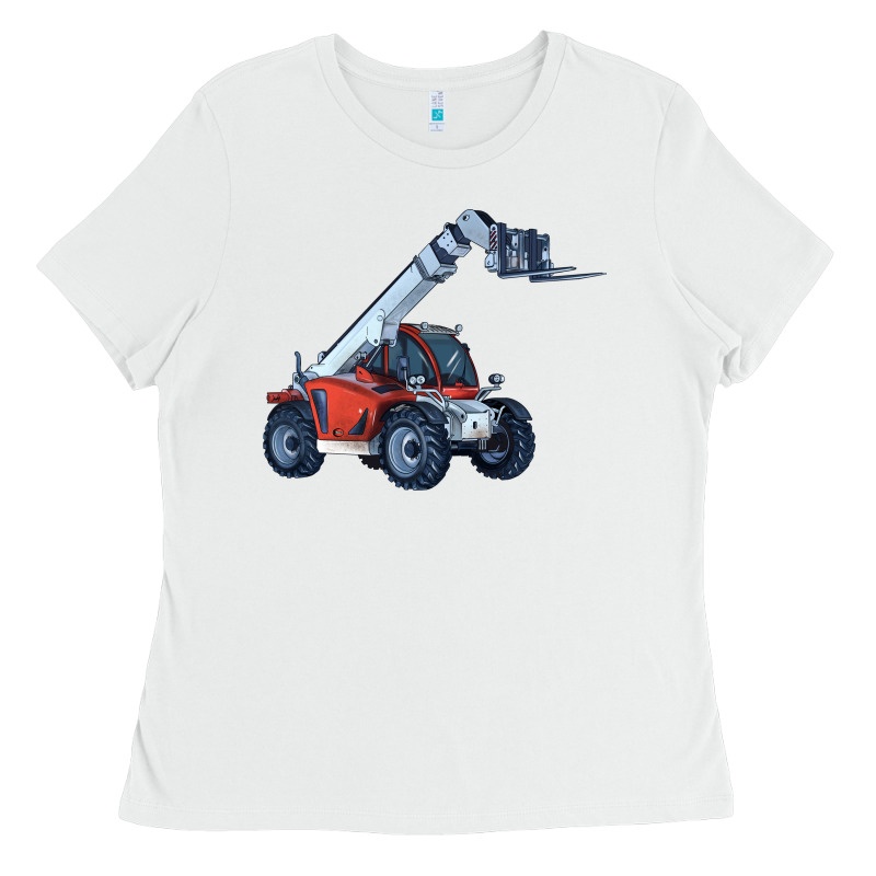 Telehandler Ladies Tee by LillyAllenDesigns | Teevron