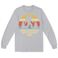 Moon Dust Bigfoot Social Distancing World Champion Long Sleeve Tee - Bettercallsaul