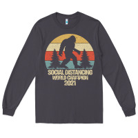 Smoke Bigfoot Social Distancing World Champion Long Sleeve Tee - Bettercallsaul