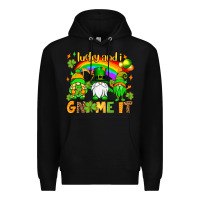 Black St. Patrick's Lucky and i gnome it Premium Hoodie - OliviaCreatesArt