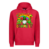 Cardinal St. Patrick's Lucky and i gnome it Premium Hoodie - OliviaCreatesArt
