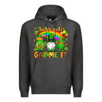Charcoal Heather St. Patrick's Lucky and i gnome it Premium Hoodie - OliviaCreatesArt