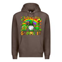 Coffee St. Patrick's Lucky and i gnome it Premium Hoodie - OliviaCreatesArt