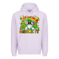 Lilac St. Patrick's Lucky and i gnome it Premium Hoodie - OliviaCreatesArt