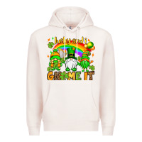 Pale Pink St. Patrick's Lucky and i gnome it Premium Hoodie - OliviaCreatesArt
