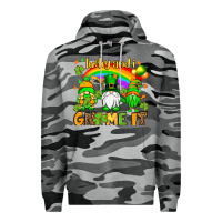 Slate Camo St. Patrick's Lucky and i gnome it Premium Hoodie - OliviaCreatesArt