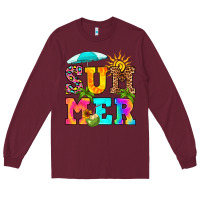 Burgundy summer Long Sleeve Tee - RanaPortraitStore