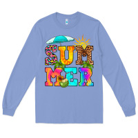 Colony Blue summer Long Sleeve Tee - RanaPortraitStore