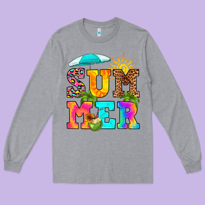 Summer Long Sleeve Tee Designed By Ranaportraitstore