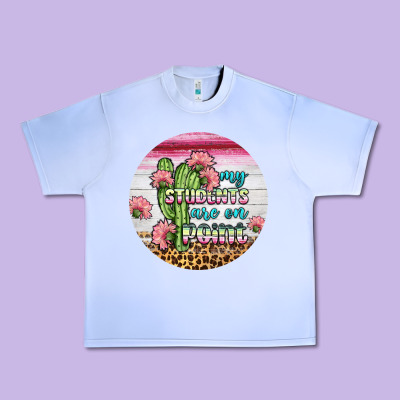 My Students Are On Point Round Earring Urban Heavy Tee Designed By Bundleandbundleshop